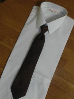 chlapecká kravata vzorovaná - bordová